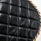 CHANEL 23B HOBO SHOULDER BAG LAMBSKIN BLACK BRUSHED GHW(MICROCHIP)
