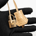 Hermes Birkin 25 Touch Togo/Alligator Mississippiensis Mat Chai LGHW