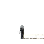 CHANEL PEARL CRUSH MINI FLAP BELT BAG LAMBSKIN BLACK GHW