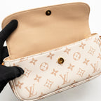 Louis Vuitton Wallet on Chain Ivy Monogram Dune Canvas White Beige GHW