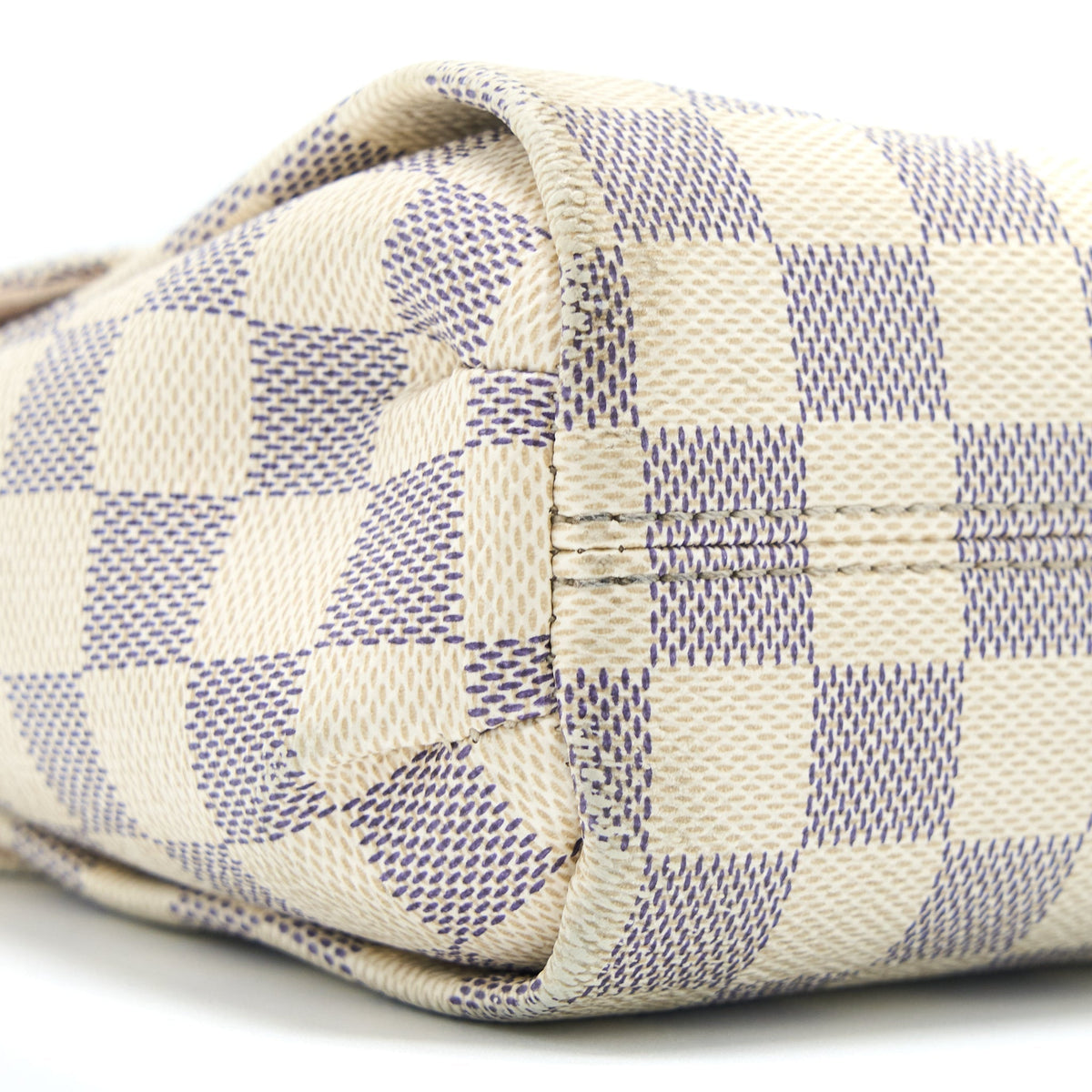 LOUIS VUITTON CROISETTE BAG DAMIER AZUR CANVAS GHW