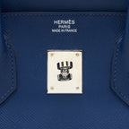 Hermes Birkin 35 Epsom Blue De Malte SHW