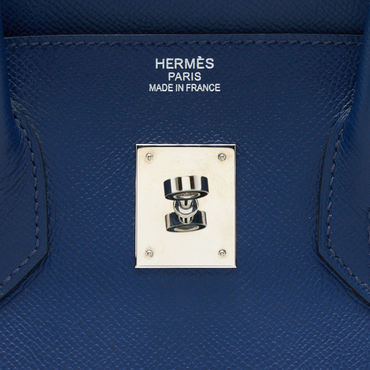 Hermes Birkin 35 Epsom Blue De Malte SHW