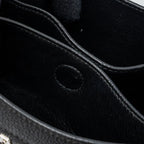 PRADA MEDIUM LEATHER TOTE BLACK SHW