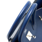 Hermes Birkin 35 Epsom Blue De Malte SHW
