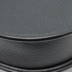 DIOR LARGE GALLOP BAG WITH STRAP GRAINED SMOOTH CALFSKIN BLACK SILVER/GOLD HARDWARE