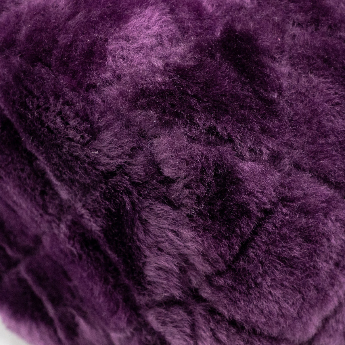 Chanel 22a top handle small vanity case shearling purple GHW (microchip)