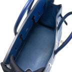 Hermes Birkin 35 Epsom Blue De Malte SHW