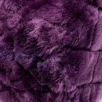 Chanel 22a top handle small vanity case shearling purple GHW (microchip)