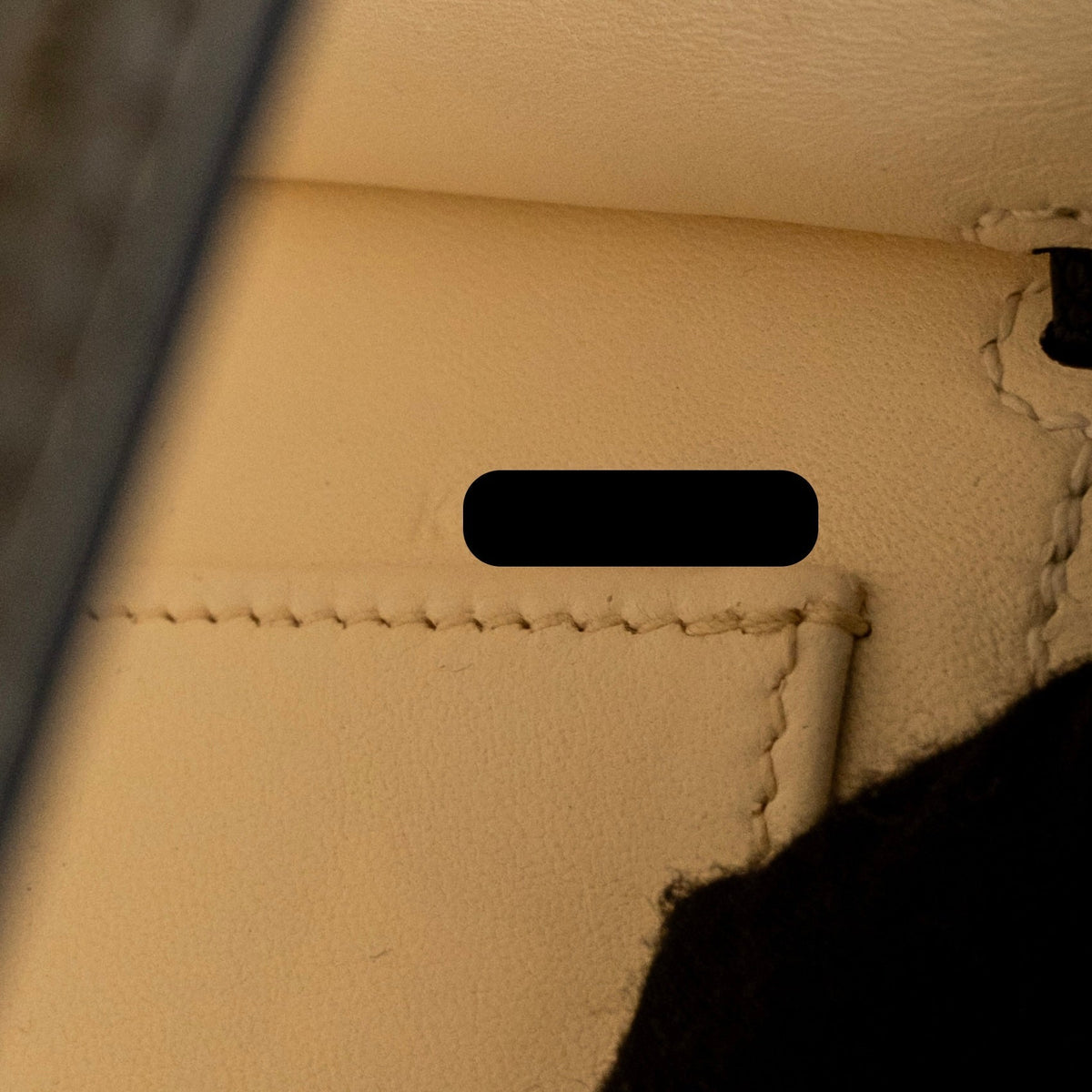 Hermes mini kelly II special order chèvre Mysore nata/black LGHW