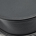 DIOR LARGE GALLOP BAG WITH STRAP GRAINED SMOOTH CALFSKIN BLACK SILVER/GOLD HARDWARE