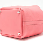 HERMES PICOTIN 18 LOCK BAG ROSE AZALEE SHW
