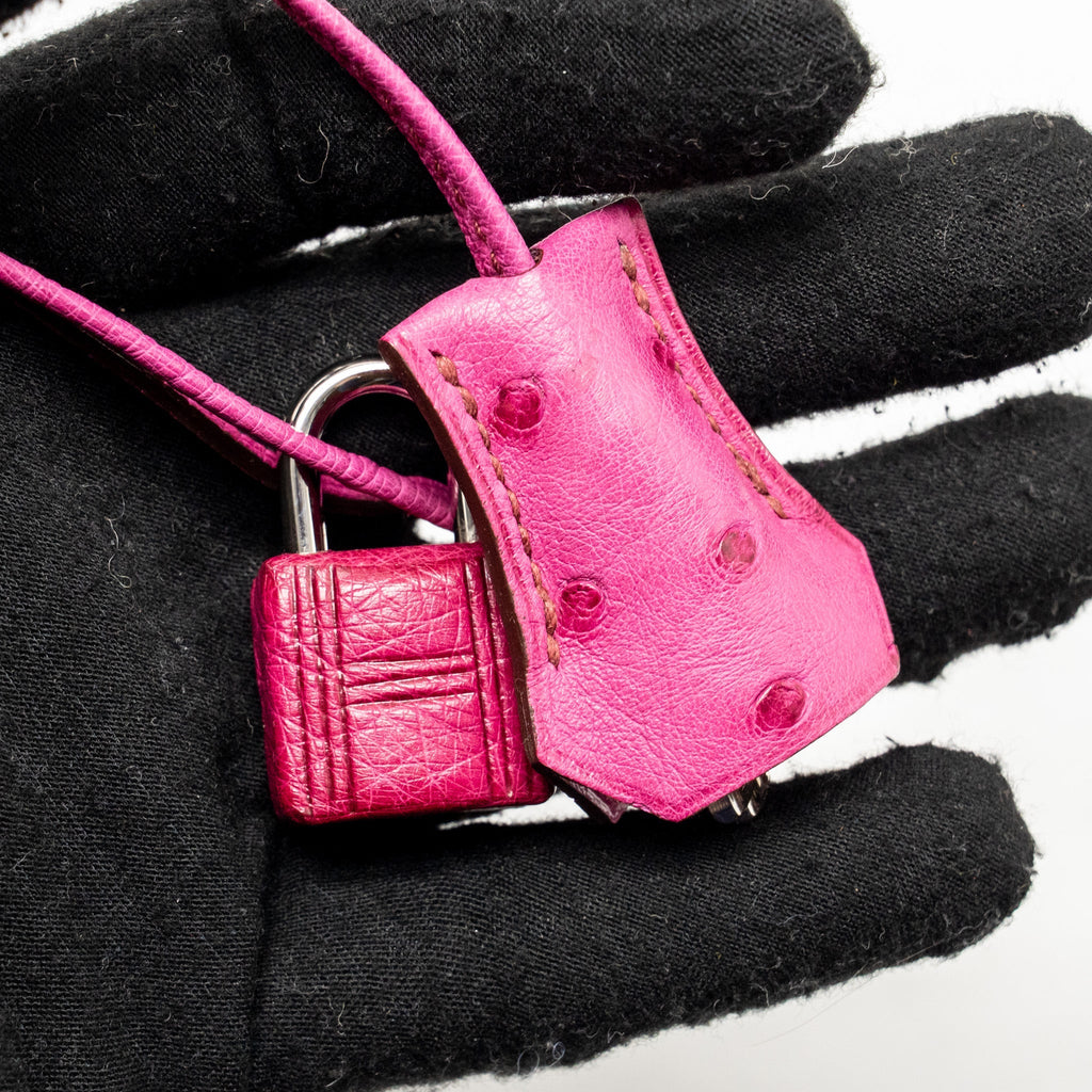 Hermes Birkin 30 Ostrich Fuchsia SHW