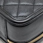 CHANEL CC FILIGREE VANITY CAVIAR BLACK GHW