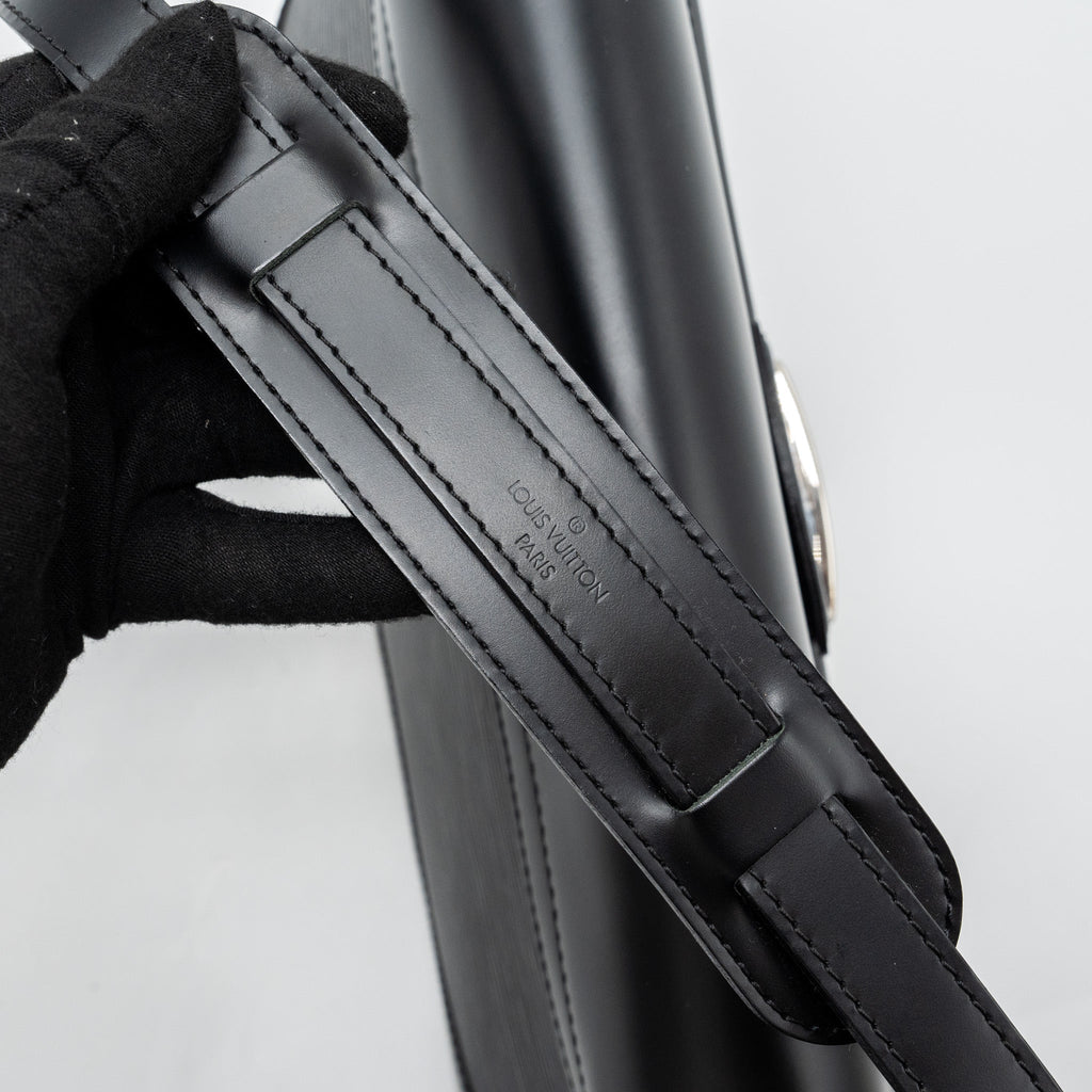 LOUIS VUITTON BAGATELLE PM EPI BLACK SHW
