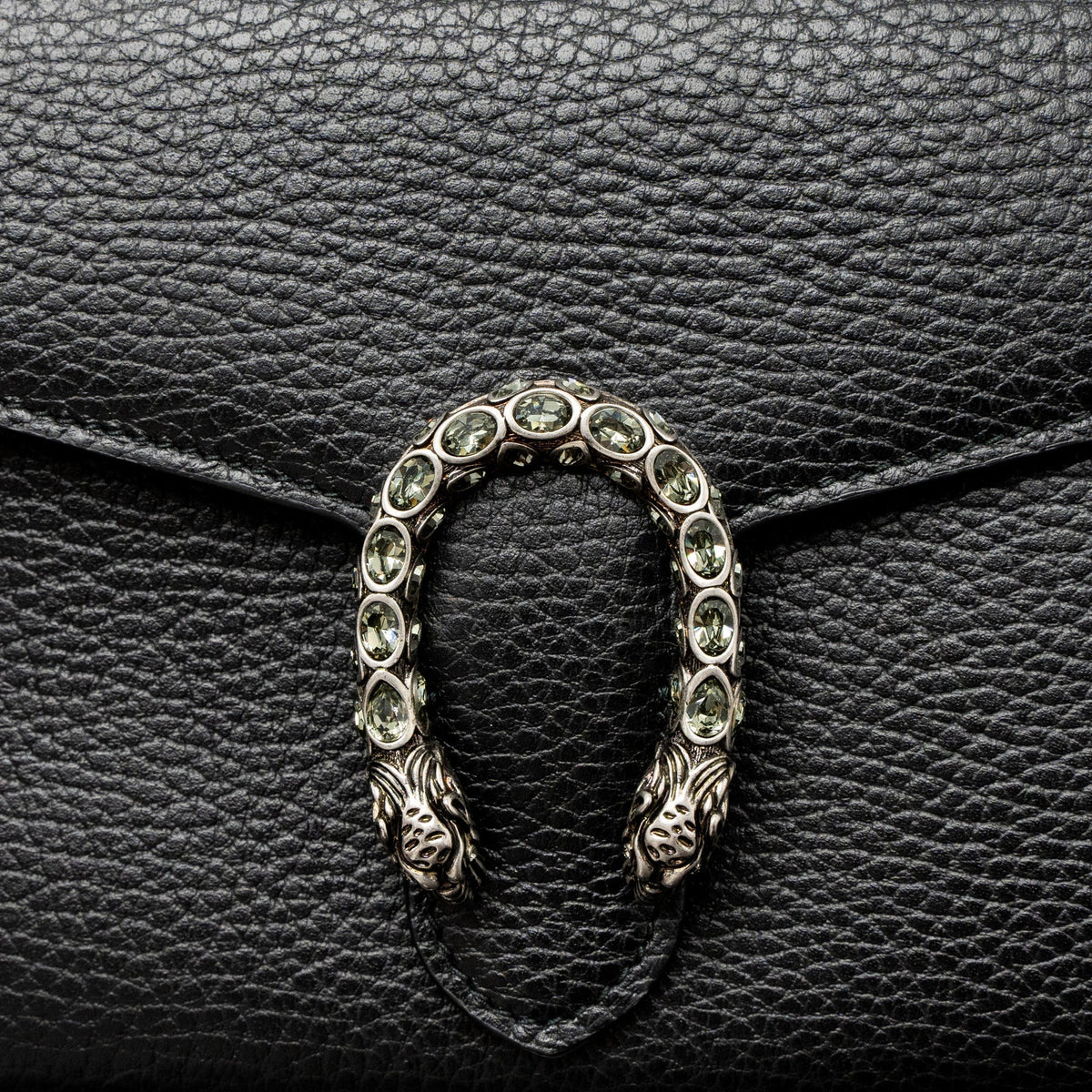 GUCCI DIONYSUS MINI CHAIN BAG CALFSKIN BLACK SHW