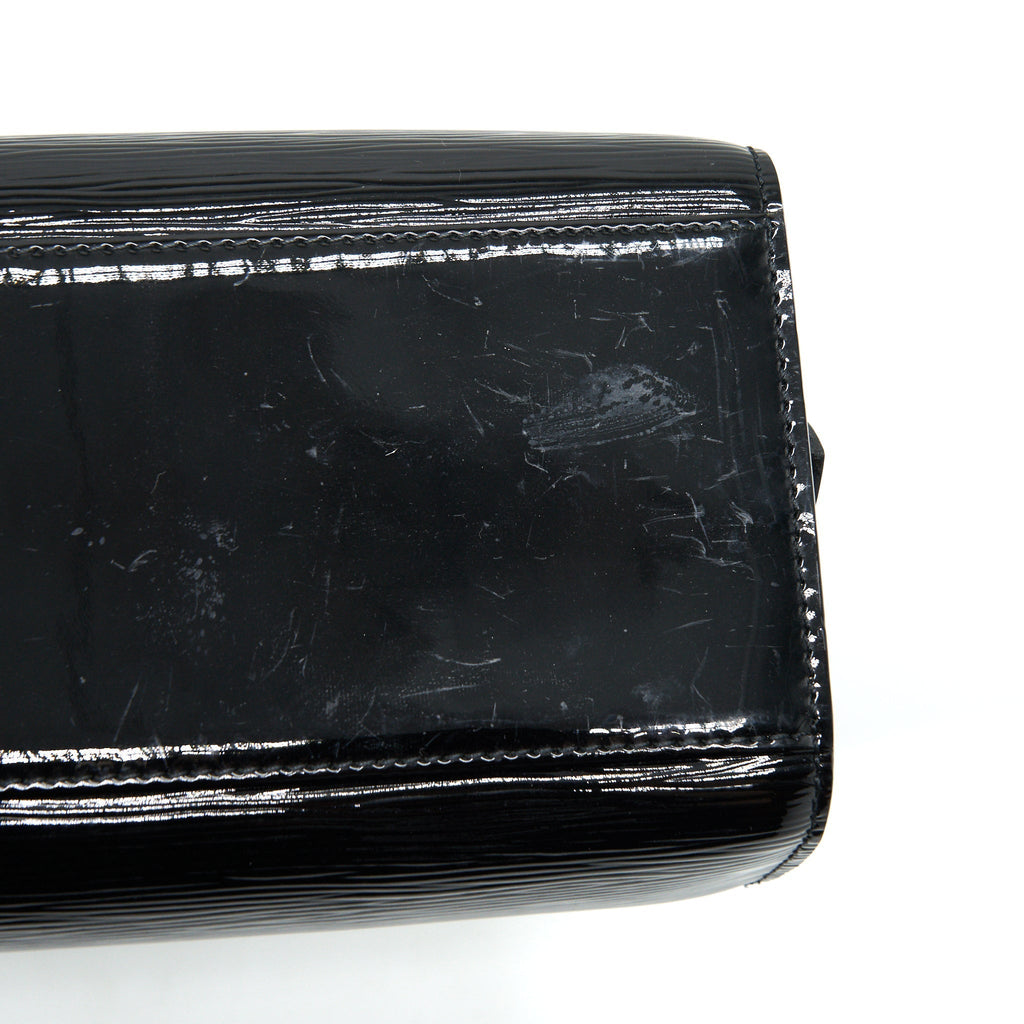 LOUIS VUITTON BOWLING BAG EPI PATENT BLACK