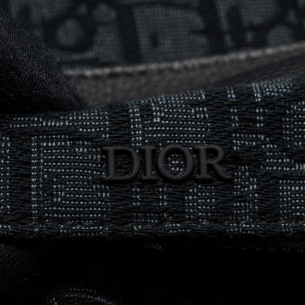 DIOR RIDER BACKPACK BLACK DIOR OBLIQUE JACQUARD SHW