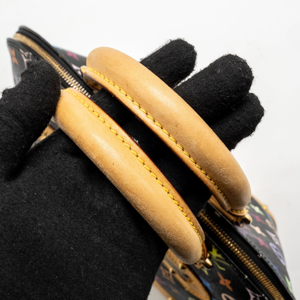 Louis Vuitton Alma Bag Monogram Canvas Black / Multicolour GHW
