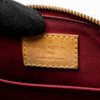 LOUIS VUITTON ALMA BB PATENT LEATHER RED GHW