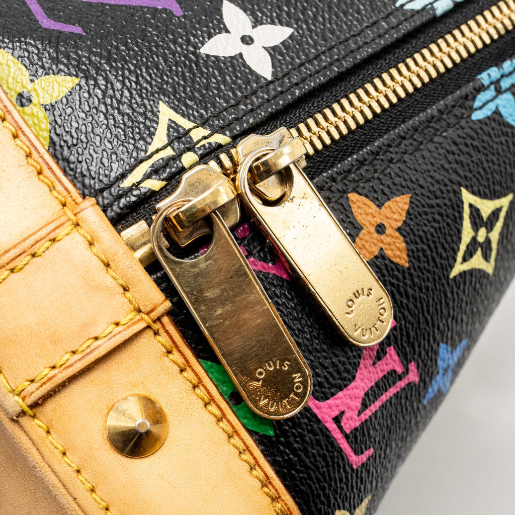 Louis Vuitton Alma Bag Monogram Canvas Black / Multicolour GHW
