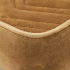GUCCI GG MARMONT CAMERA BAG VELVET GOLD TAN GHW