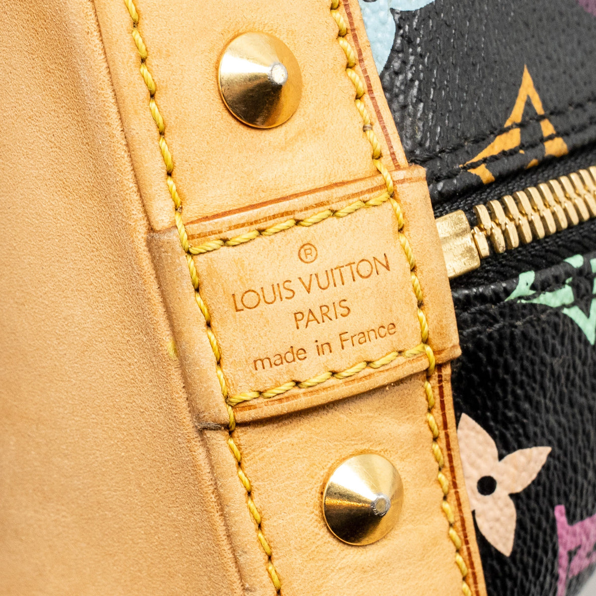 Louis Vuitton Alma Bag Monogram Canvas Black / Multicolour GHW