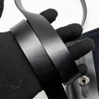 HERMES HERBAG MINI CANVAS/HUNTER LEATHER BLACK SHW