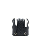 CHANEL 23P TRIPLE PACK BACKPACK CAVIAR BLACK LGHW (MICROCHIP)