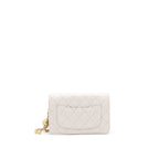CHANEL 21B LIGHT PURPLE PEARL CRUSH WALLET ON CHAIN GHW