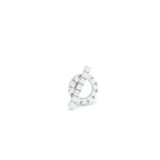 Hermes Finesse Earrings White Gold with Diamonds