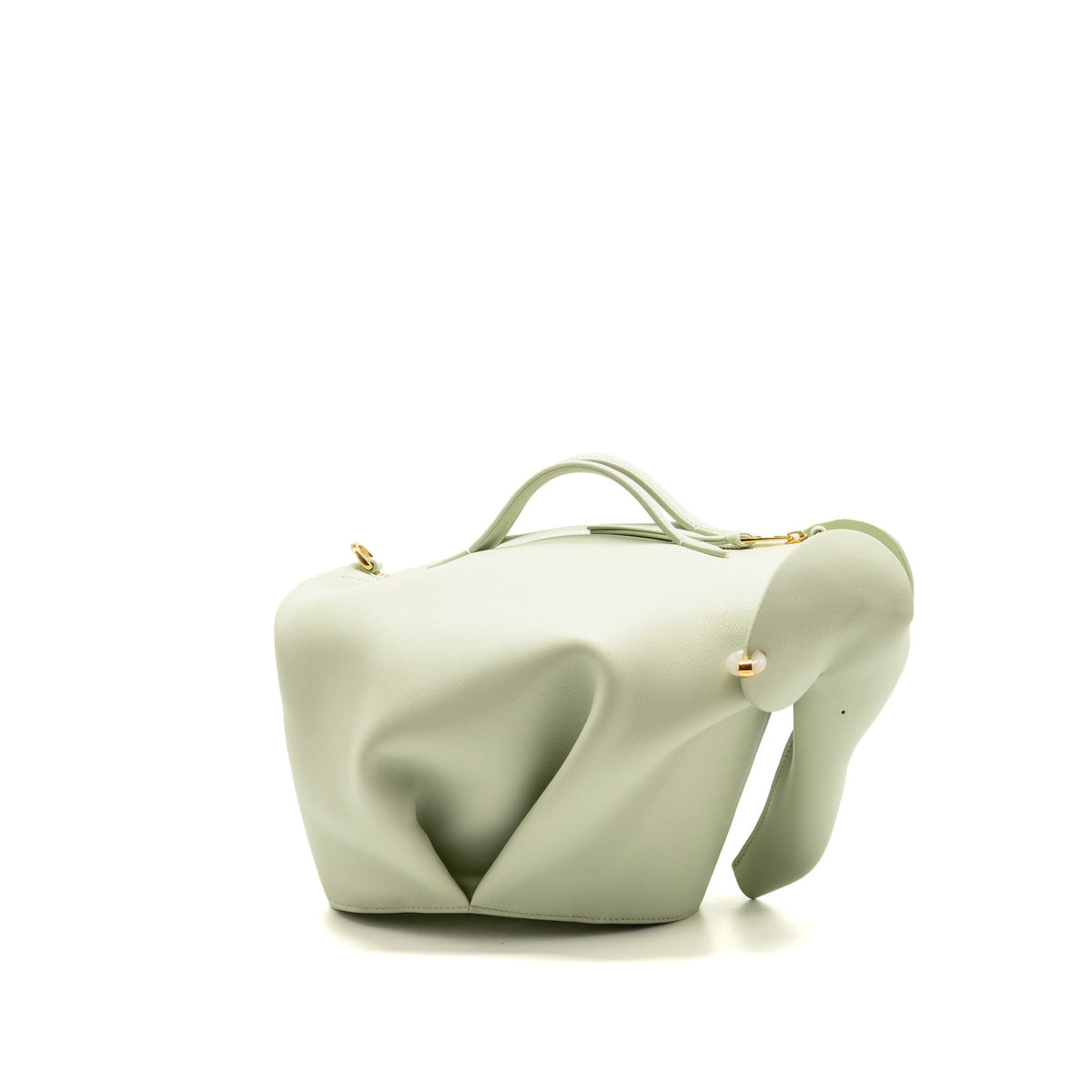 Loewe Large Elephant Bag Calfskin Spring Jade GHW
