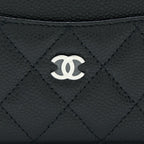 CHANEL CLASSIC CARD HOLDER CAVIAR BLACK SHW