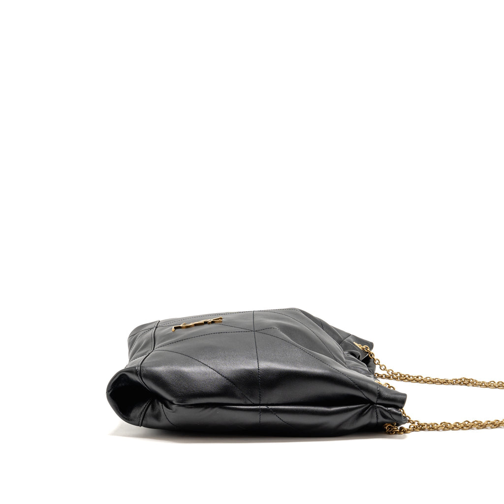 Saint Laurent/YSL Jamie Pochon Shoulder Bag Lambskin Black GHW