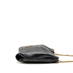 Saint Laurent/YSL Jamie Pochon Shoulder Bag Lambskin Black GHW