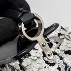 LOUIS VUITTON CAPUCINES MINI LIMITED EDITION SUQUIN / LEATHER MULTICOLOUR BLACK SHW