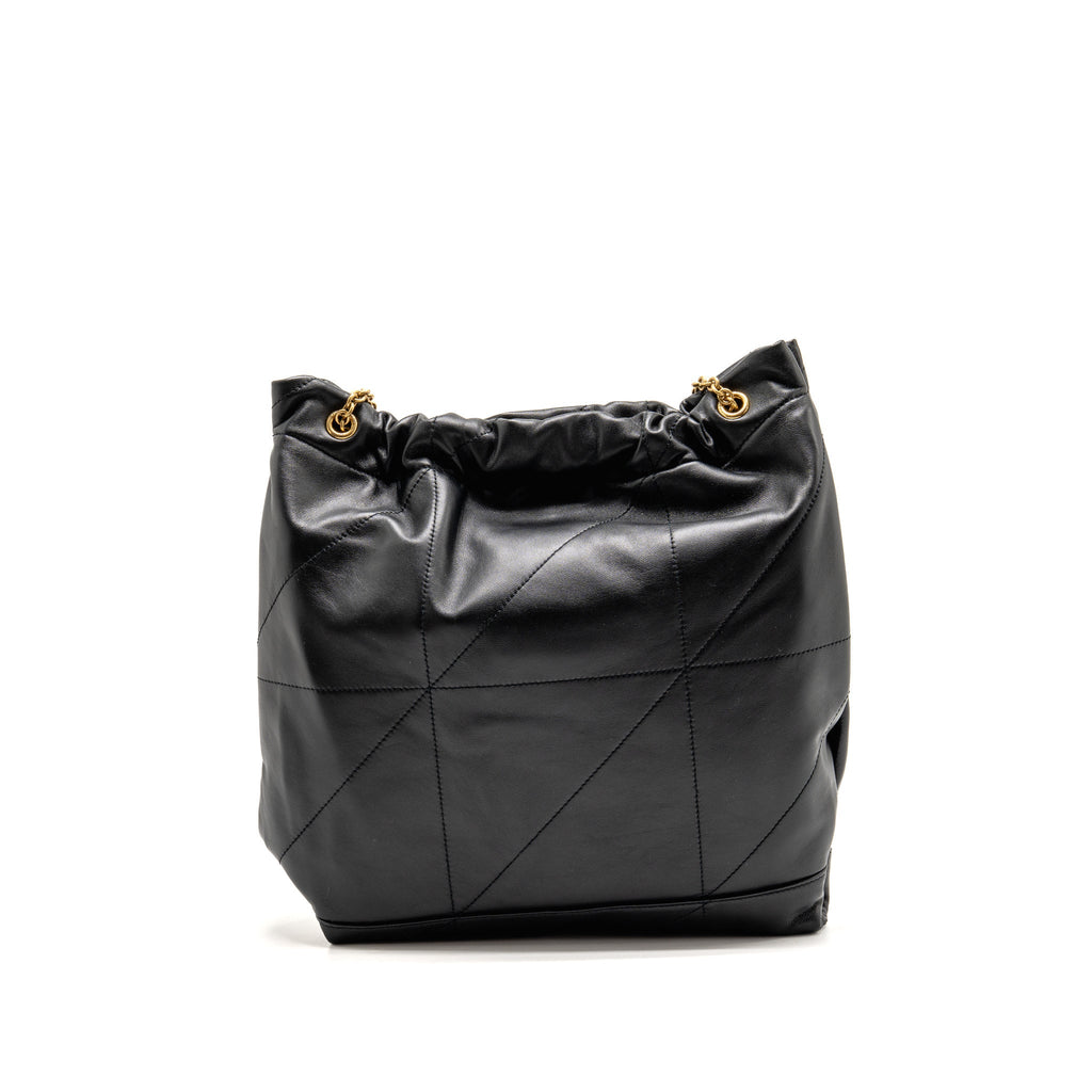 Saint Laurent/YSL Jamie Pochon Shoulder Bag Lambskin Black GHW