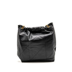 Saint Laurent/YSL Jamie Pochon Shoulder Bag Lambskin Black GHW