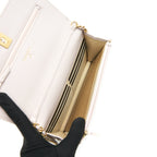 CHANEL 21B LIGHT PURPLE PEARL CRUSH WALLET ON CHAIN GHW