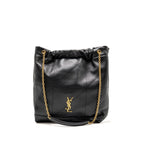 Saint Laurent/YSL Jamie Pochon Shoulder Bag Lambskin Black GHW