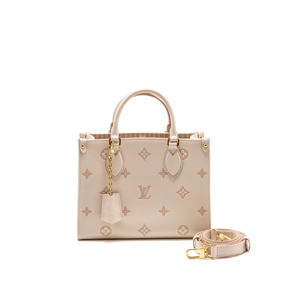 Louis Vuitton OnTheGo PM Monogram Empreinte Leather Eden GHW