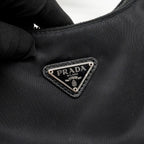 Prada Re-Edition 2000 Re-Nylon Mini Bag Black SHW