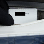 DIOR LADY DIOR BAG LARGE IN WHITE SHW