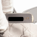 DIOR MINI LADY DIOR LAMBSKIN GREY LGHW