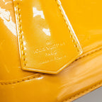LOUIS VUITTON ALMA BB PATENT YELLOW LGHW