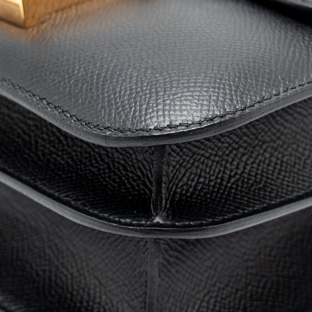Hermes Constance 24 epsom black RGHW