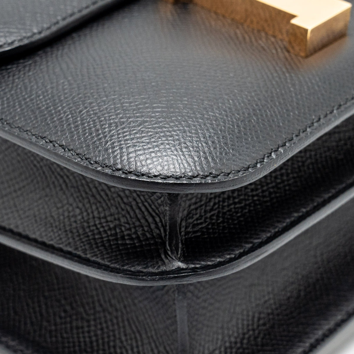 Hermes Constance 24 epsom black RGHW
