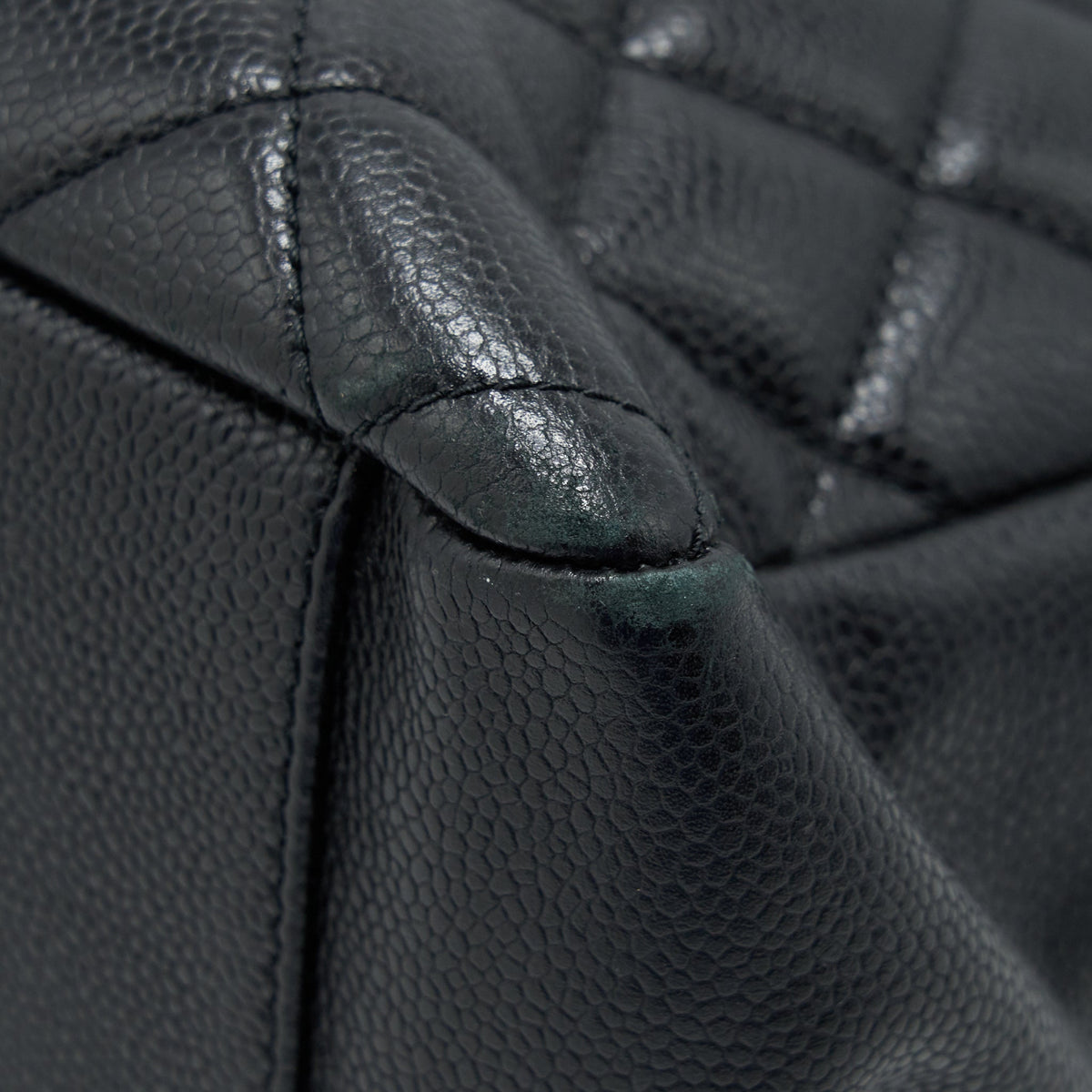 CHANEL GRAND SHOPPING TOTE CAVIAR BLACK SHW