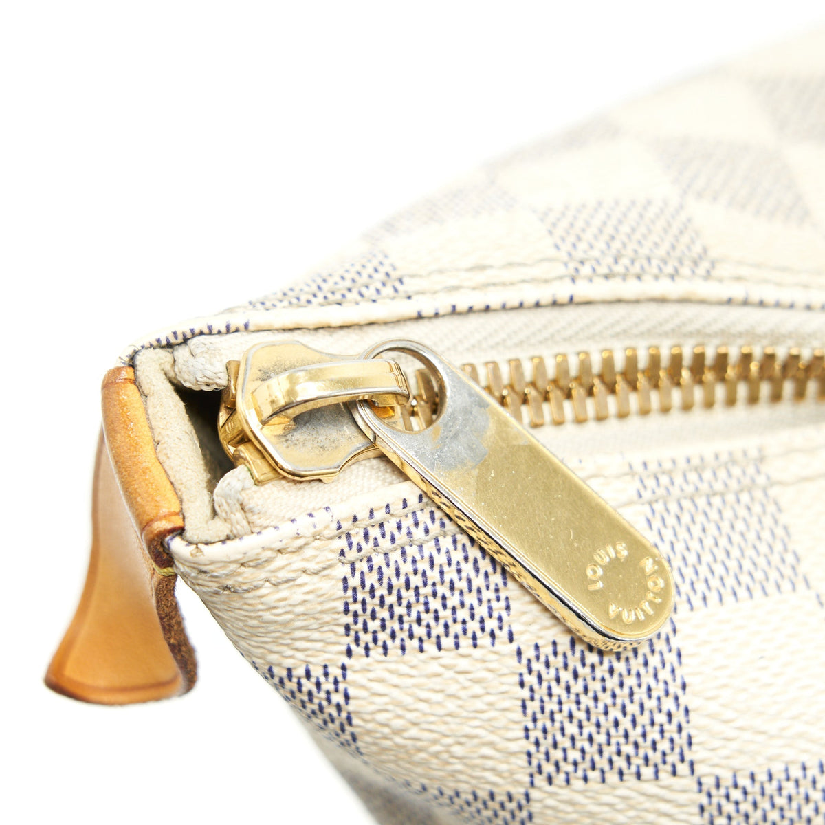LOUIS VUITTON DAMIER AZUR COATED CANVAS TOTE BAG