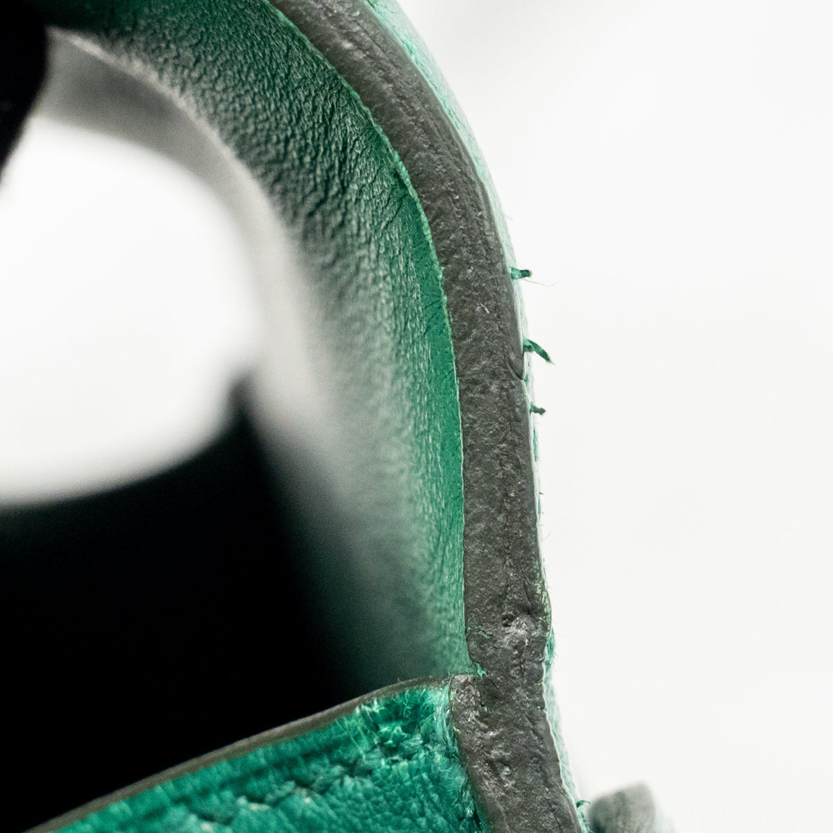 Hermes Mini Constance Ostrich Vert Vertigo GHW